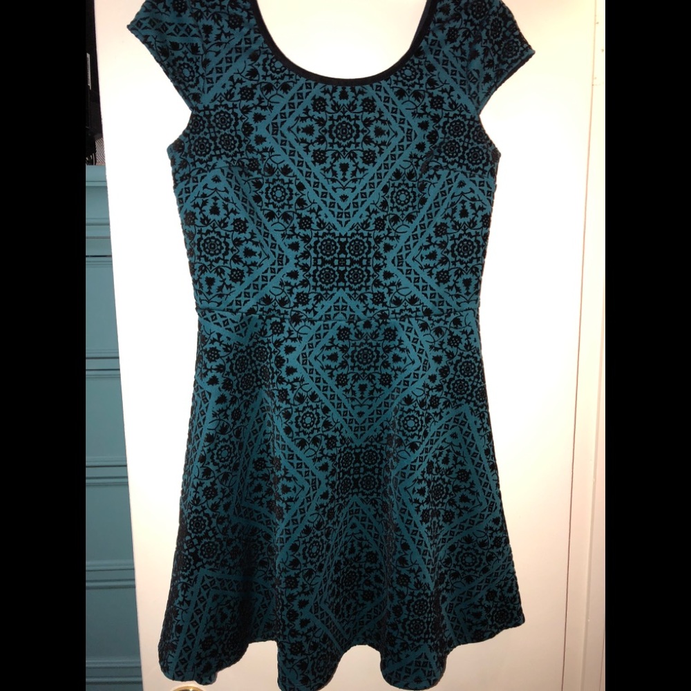 Teal dress